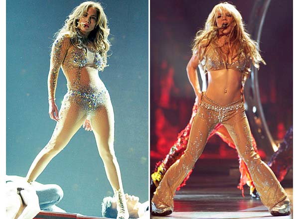 Britney Spears vs Jennifer Lopez al desnudo