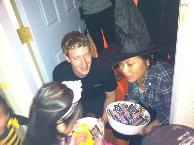 Mark Zuckerger en Halloween