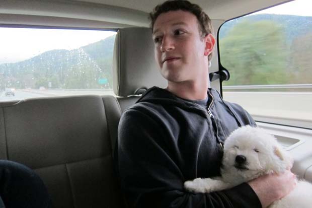 Mark Zuckerger y su perro