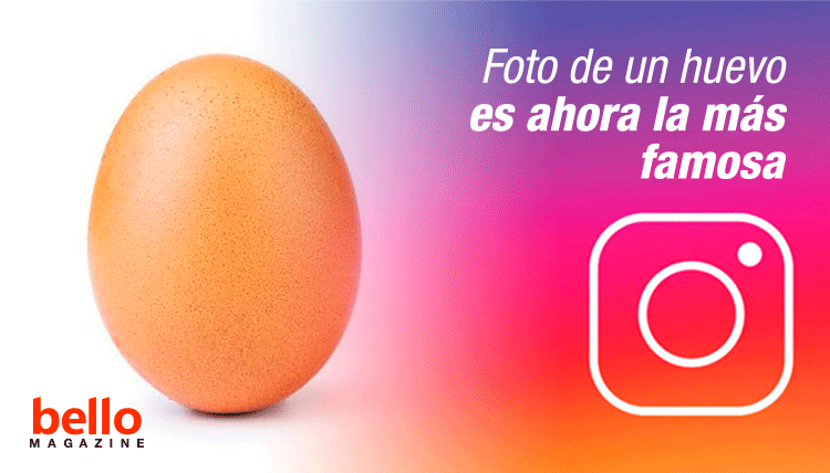 Foto de un huevo de instagram