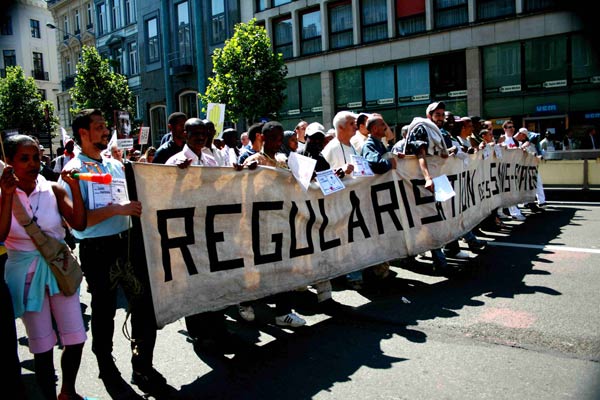 Manifestaciones en Bruselas
