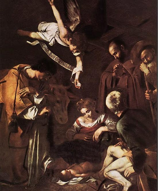 La Natividad de Caravaggio