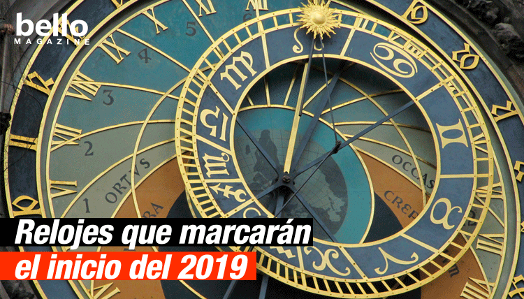 Relojes famosos que marcarán el inicio del 2019 en el mundo 