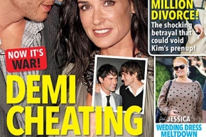 Demi Moore engaño a esposo Ashton Kutcher