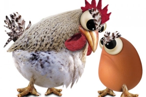 ¿Qué fue primero, el huevo o la gallina? 